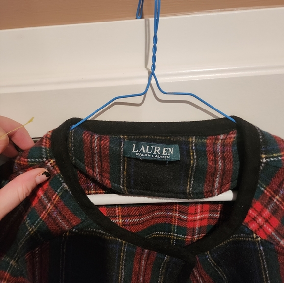 Ralph Lauren Plaid Caplet - Picture 3 of 3